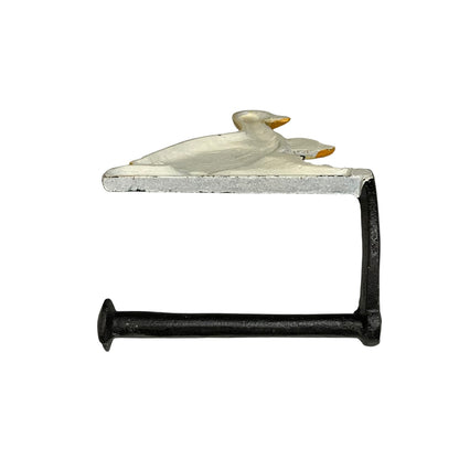 Cast Iron Goose Toilet Roll Holder | French Country Farmhouse Bathroom Decor