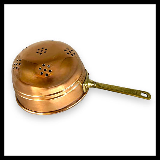 Copper Colander, 12cm French Copper Sieve, Tin Lined Copper Strainer  for sale from All Things French Store