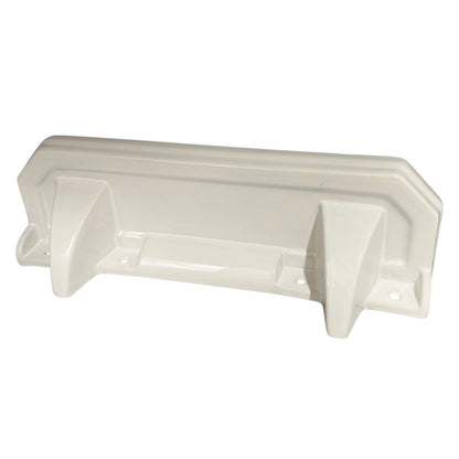 French vintage ceramic belfast sink shelf on a white background