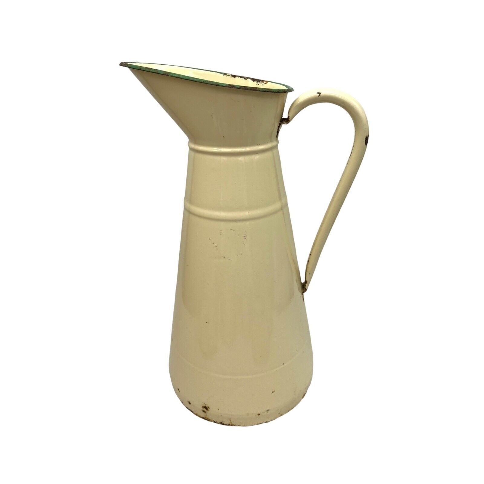 French vintage enamel pitcher jug sold by All Things French Store