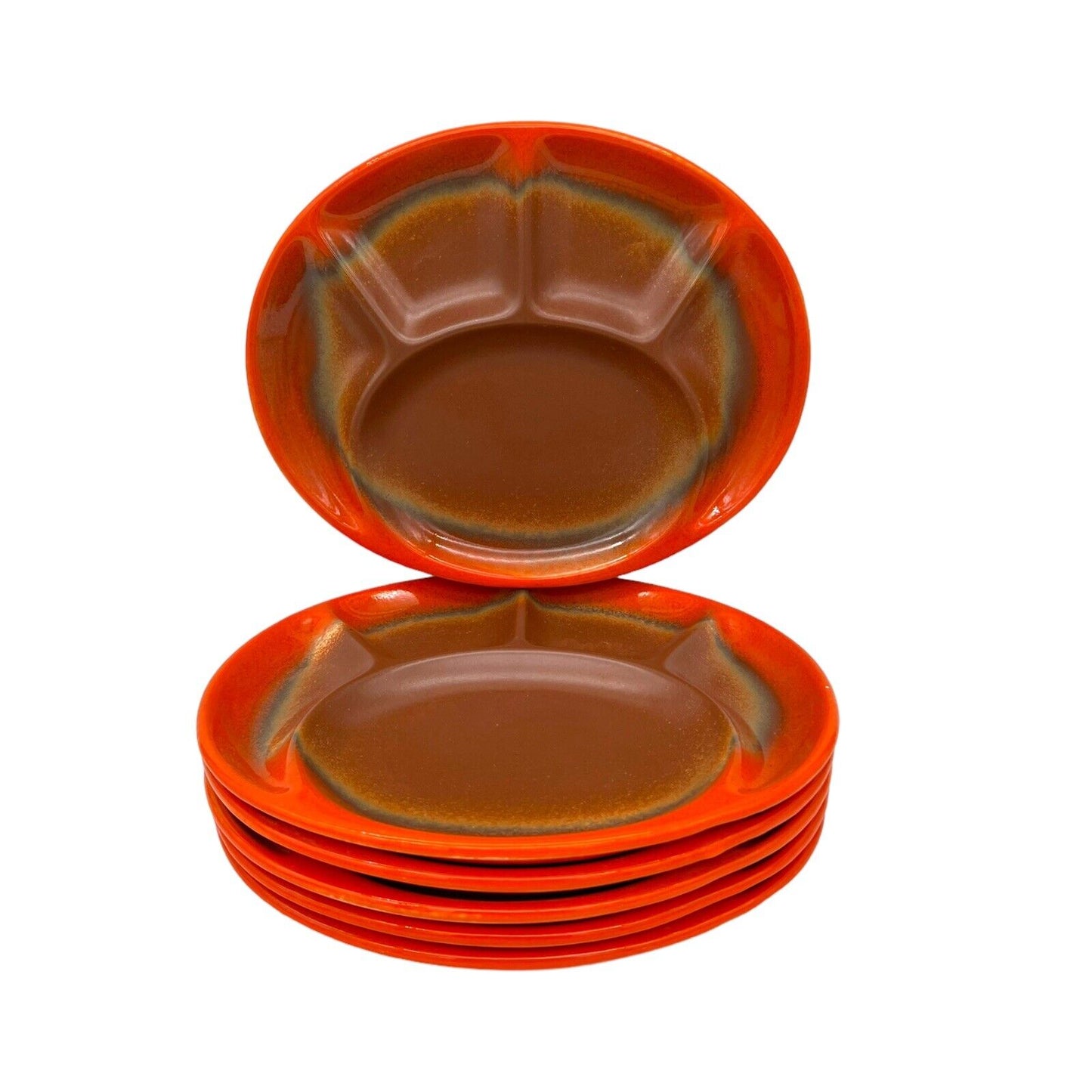 French retro mid century fondue plate set sold by All Things French Store