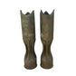 pair of brass WW1 trench art vases sold by All Things French Store