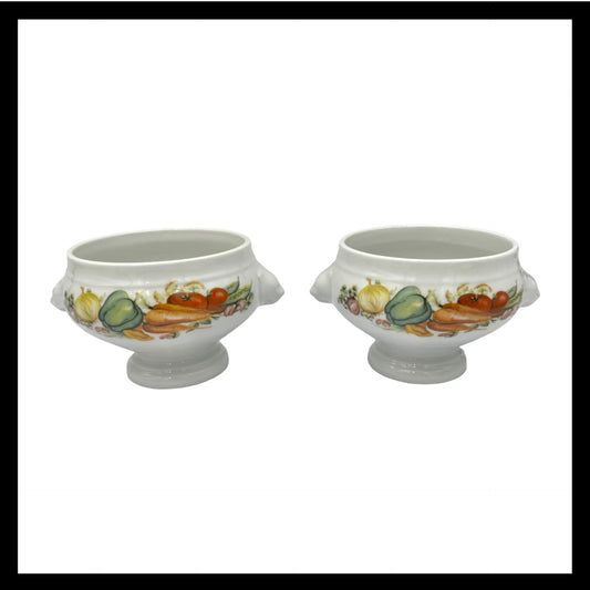 image pair of German traditional soup bowls sold by All Things French Store