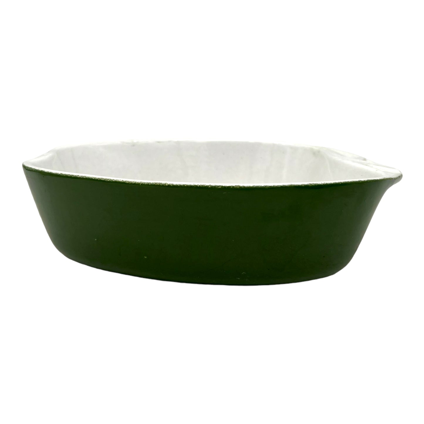 image French green and white apple pie dish