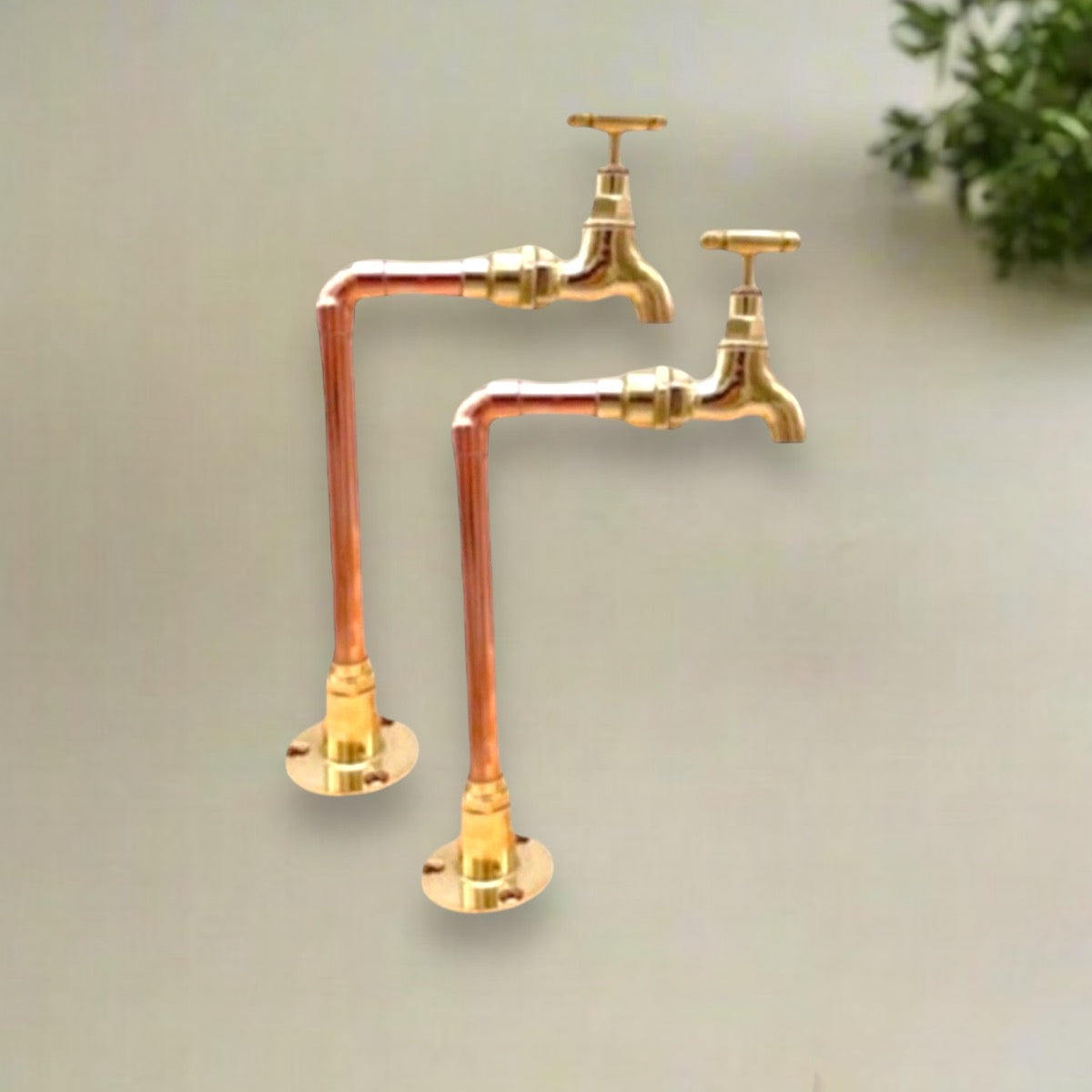 Vintage Traditional Style Taps, Copper and Brass Taps, Rustic Style Camper Taps