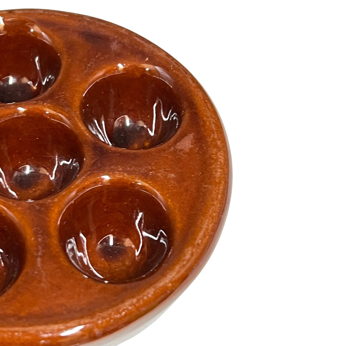Close up of ceramic plate