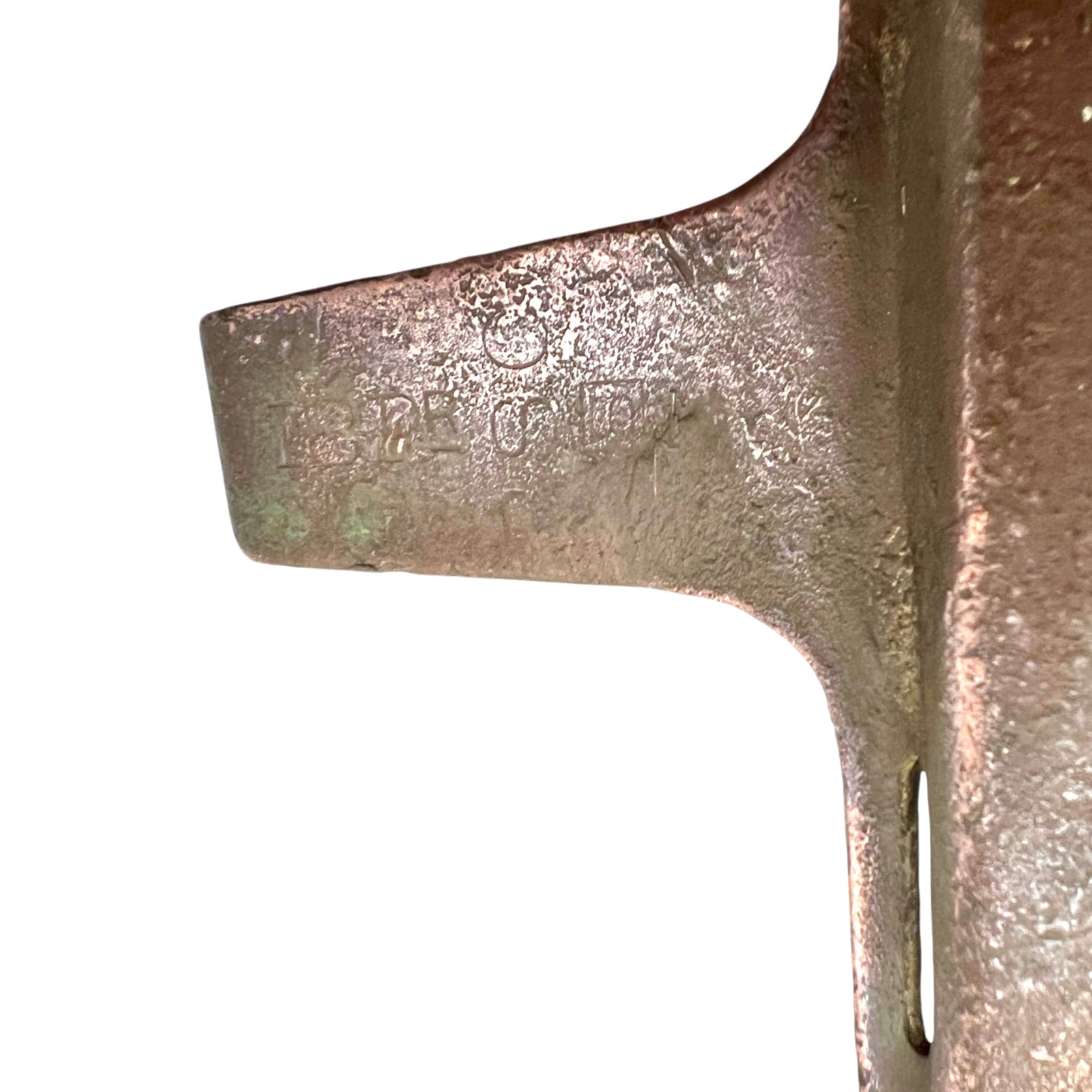 side view of WW1 relic