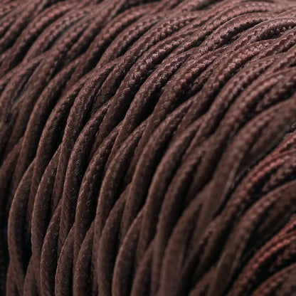 Close-up of brown textured fabric