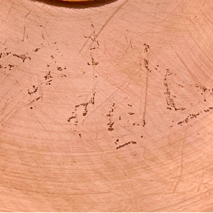 Close-up of a copper sink
