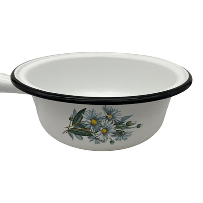 French retro enamel saucepan with lid sold by All Things French Store