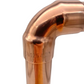image of copper and brass hand made taps close up copper view sold by All Things French Store