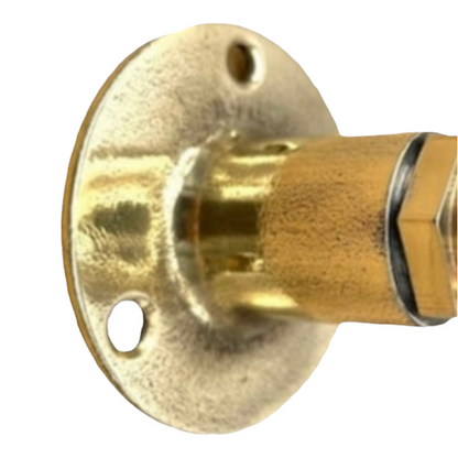 brass base plate for copper and brass wall mounted tap