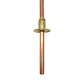 Made to measure small brass tap with copper pipework