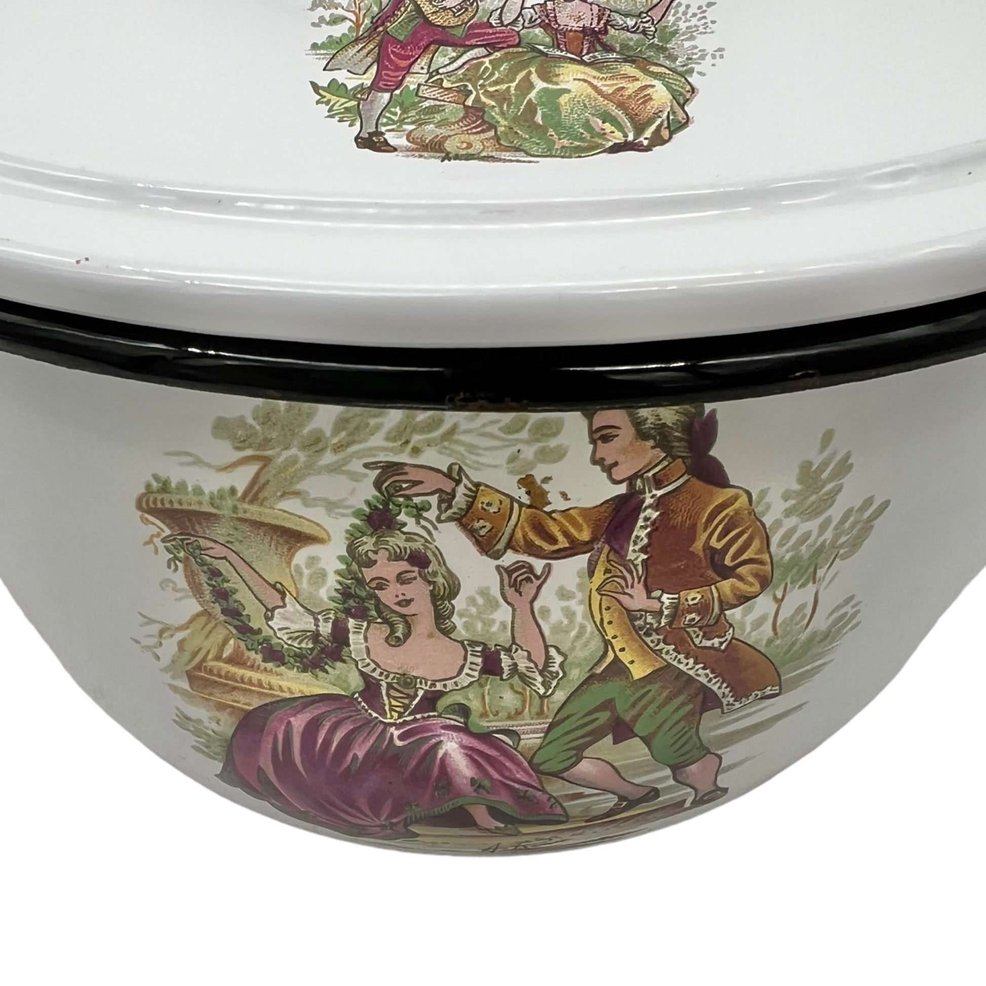 image 4 French enamel farmhouse kitchen casserole dish stockpot