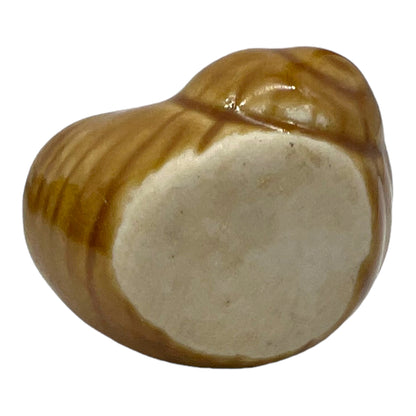 underside image of a single French glazed ceramic snail pots  a white background sold by All Things French Store