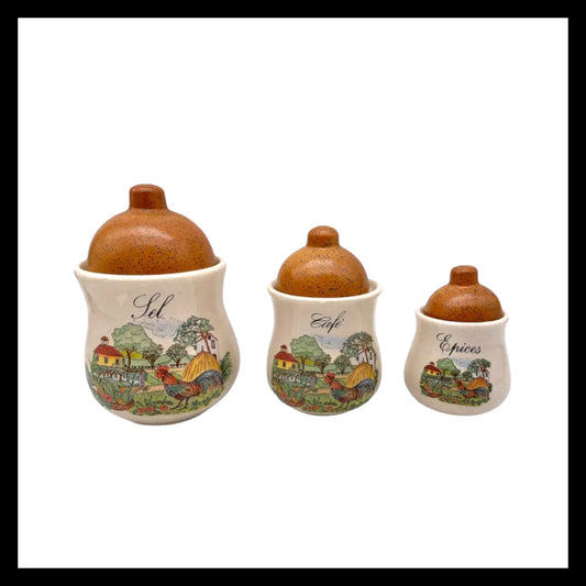 French kitchen storage canister jars sold by All Things French Store