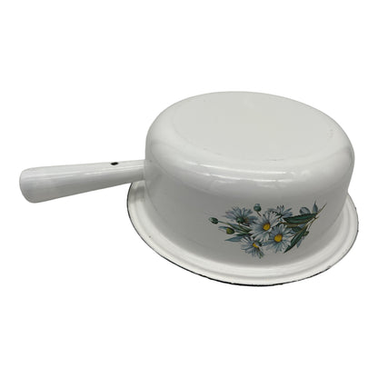 French  enamel saucepan with lid sold by All Things French Store