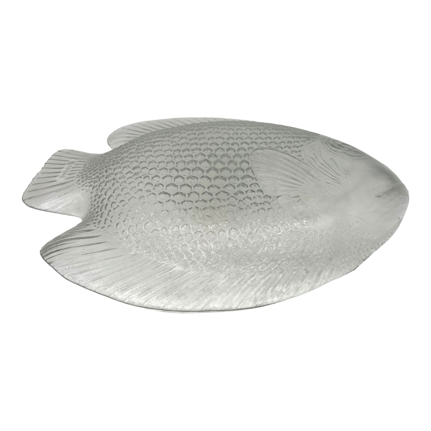 image 3 French glass fish platters sold by All Things French Store
