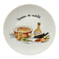 French pate terrine plate set with 3 different designs sold by All Things French Store