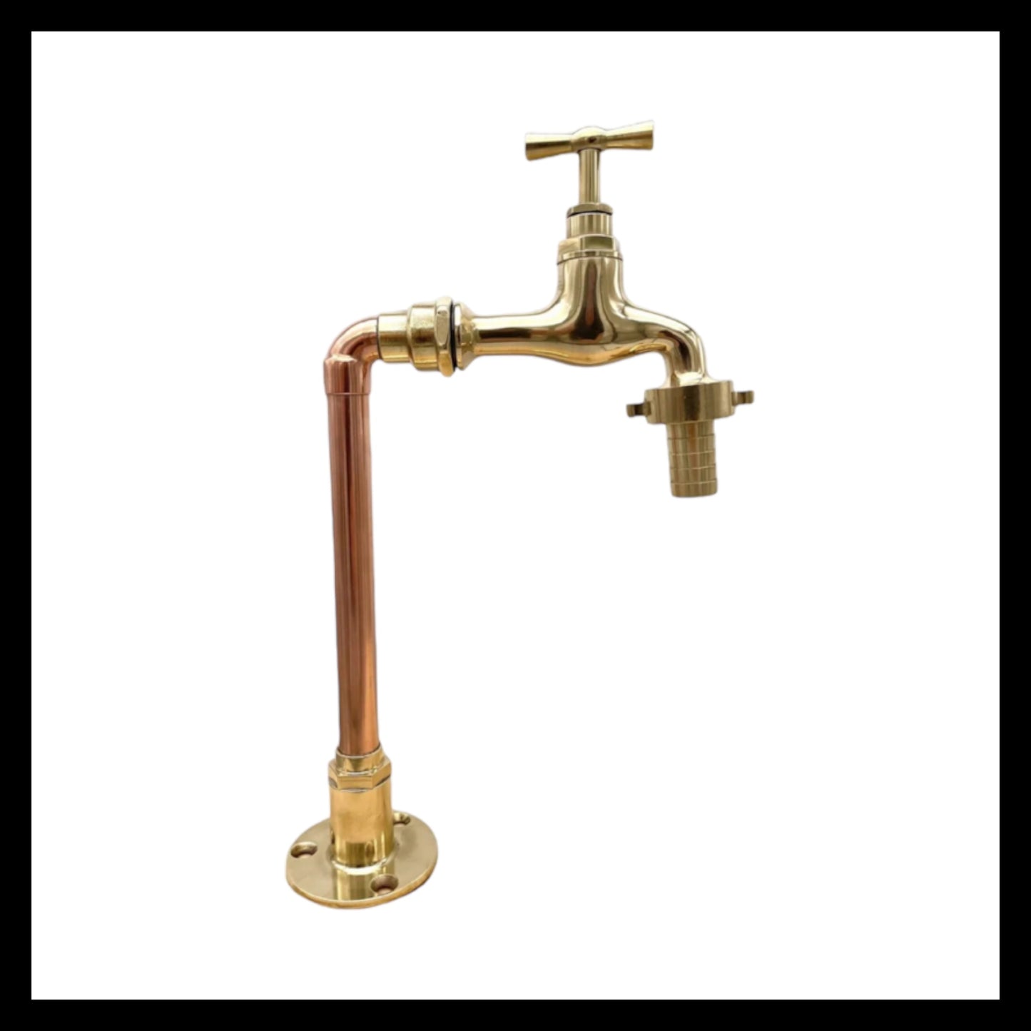 Handmade copper and brass vintage style vintage tap sold by All Things French Store