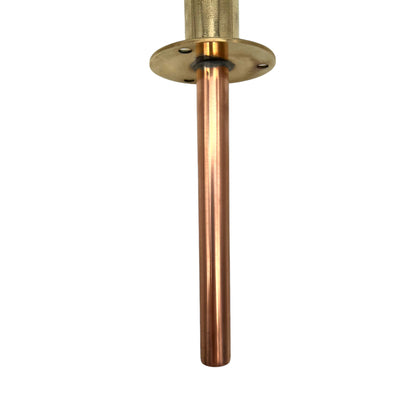 Made to measure small brass tap with copper pipework