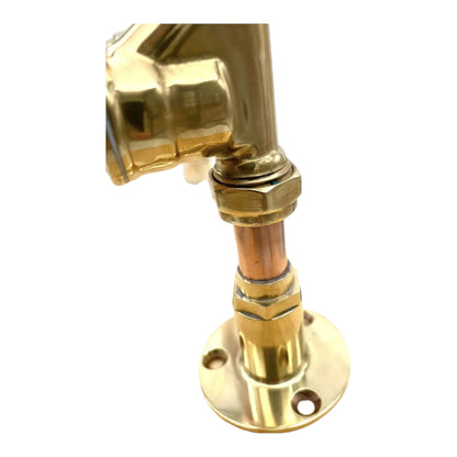 Copper and brass mixer tap set sold by All Things French Store