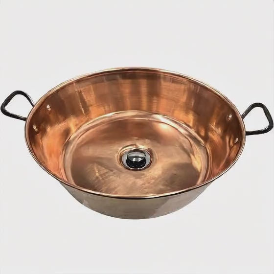 Video of copper basin with chrome basin waste 
