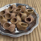 Set of 12 Vintage French Ceramic Escargots Shells, Escargot Snail Serving Pots