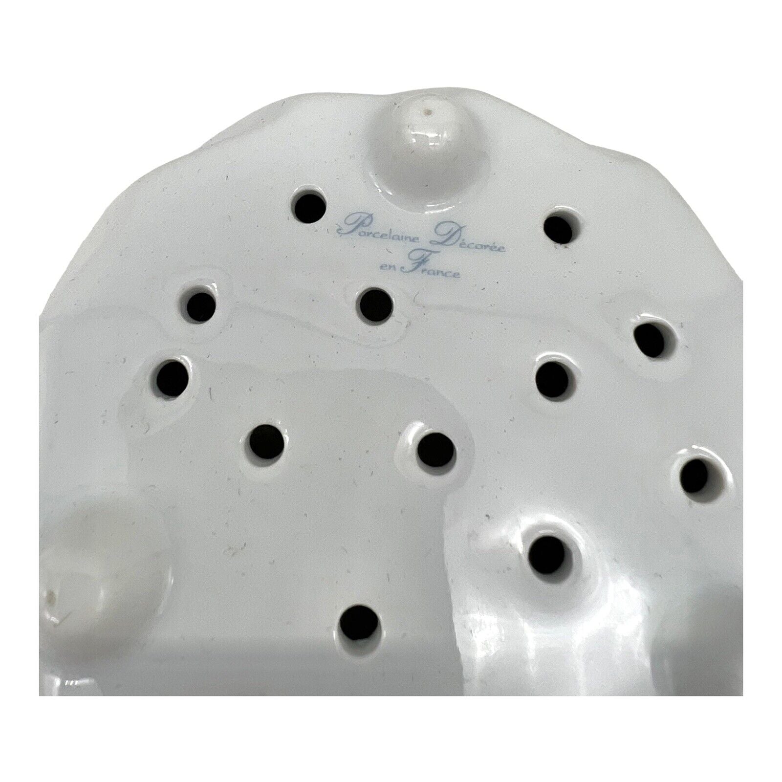 French porcelain jam colander sold by All Things French Store
