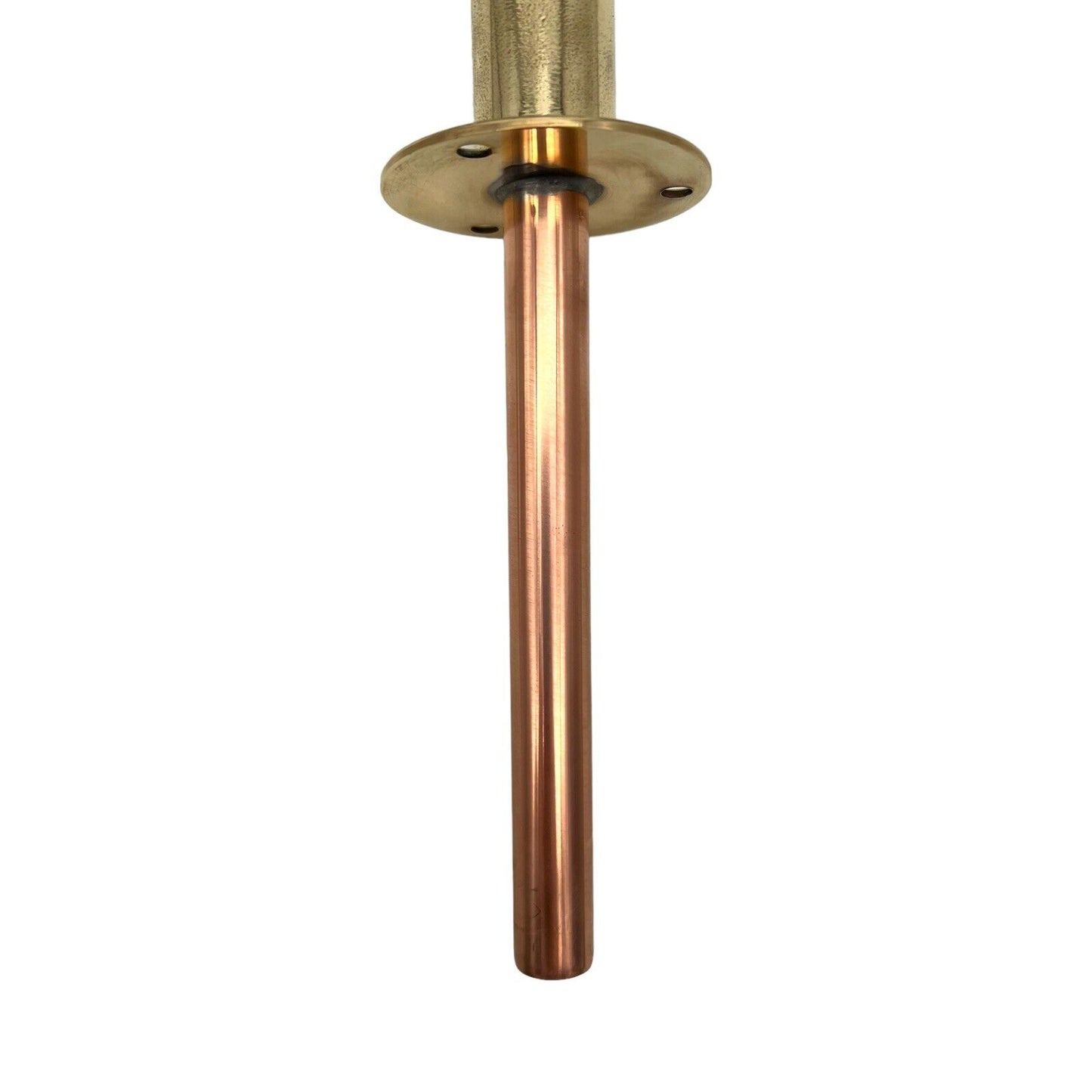 Copper and brass handmade bathroom or kitchen tap