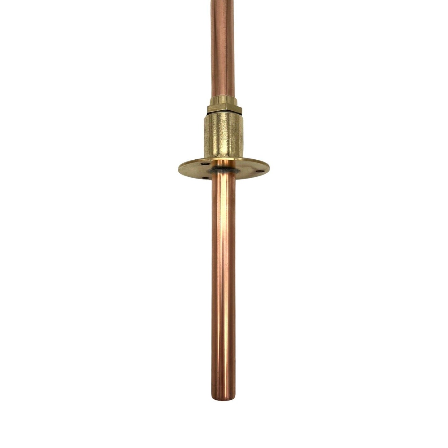 Copper and brass handmade bathroom or kitchen tap