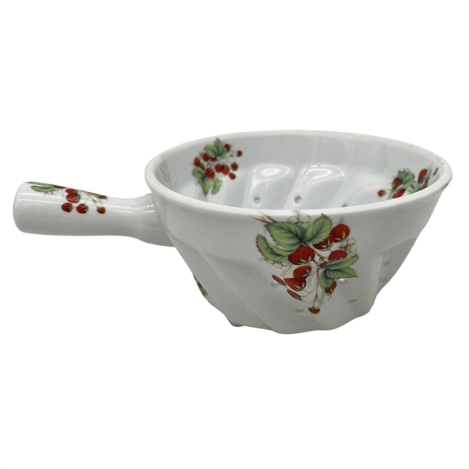 French porcelain jam colander sold by All Things French Store