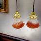 image French vintage ceiling lamp shades 