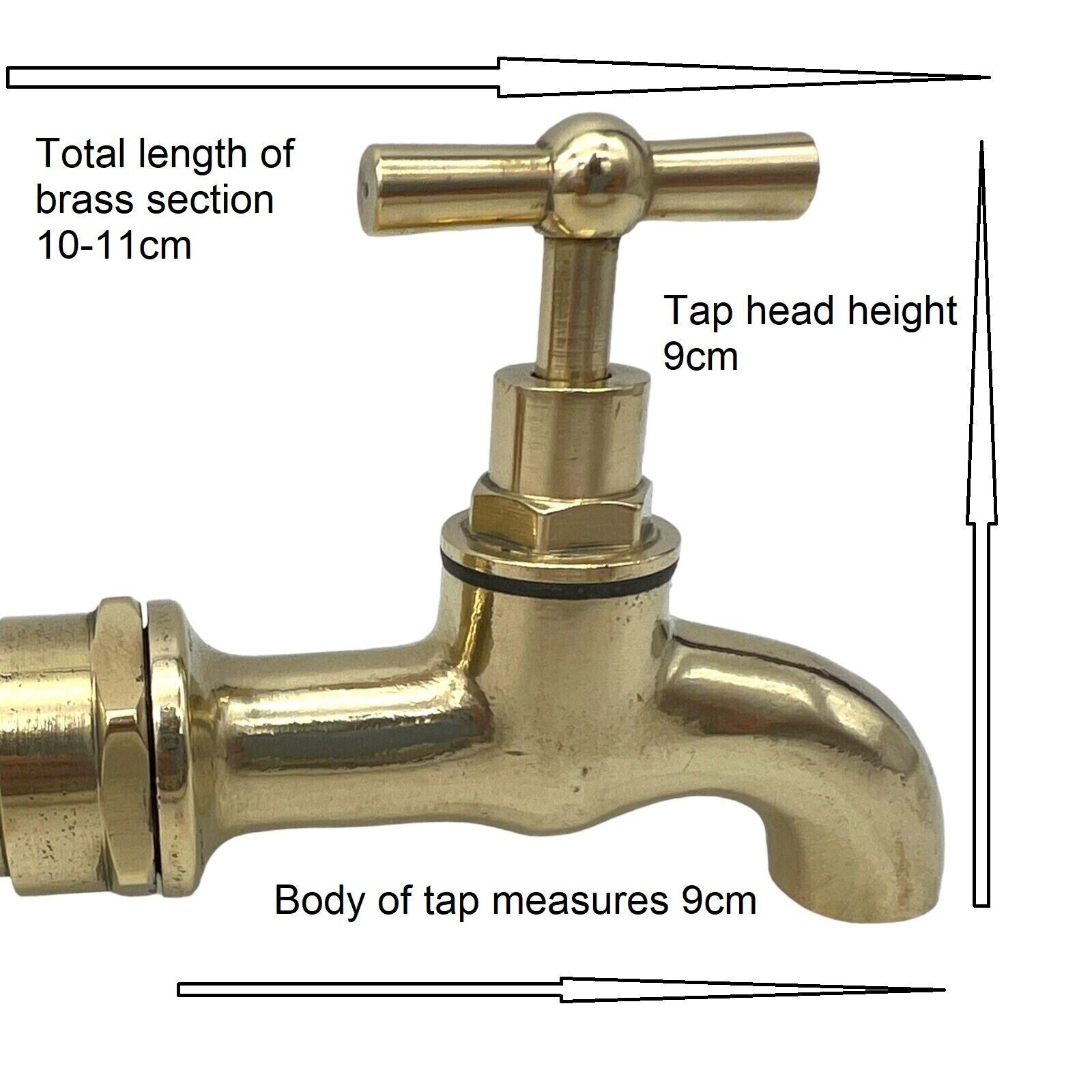 Bespoke Made to Measure Vintage Style Handmade Copper and Brass Kitchen Tap