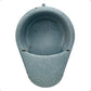 image French vintage enamel slipper bed pan, now great as a planter or flower pot 