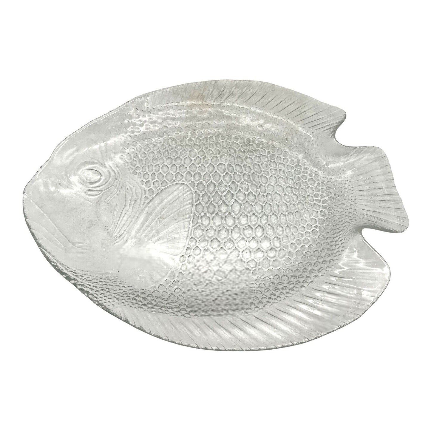 image 2 French glass fish platters sold by All Things French Store