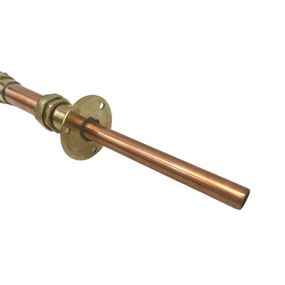 Bespoke Custom Size Vintage Style Copper and Brass Wall Mounted Kitchen Taps (T50)