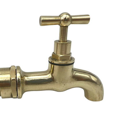 Bespoke Custom Size Vintage Style Copper and Brass Wall Mounted Kitchen Taps (T50)