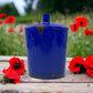 British WW1 Militaria Relic, Army Issue Blue Water Bottle, Water Canteen (C34)