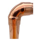Image of copper bend handmade copper and brass tap sold by All Things French Store