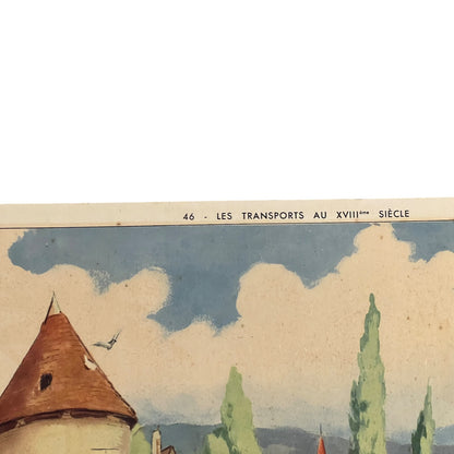 Corner of a book or paper with text on a white background