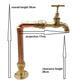 image 4 copper and brass rustic industrial style copper and brass tap