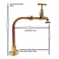 image 4 Copper and brass handmade tap faucet sold by All Things French Store