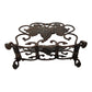 underside of French vintage cast iron magazine rack sold by All Things French Store 