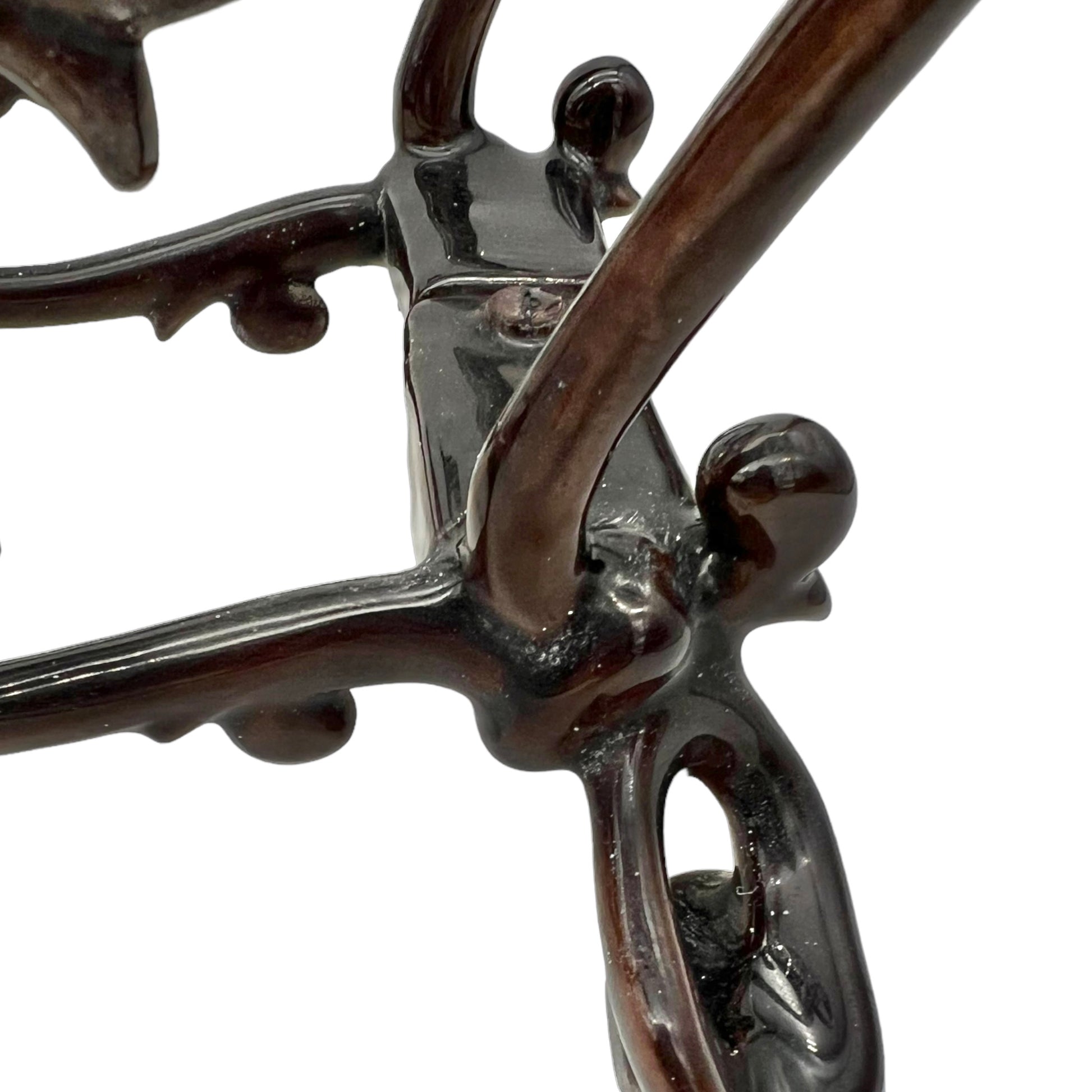 At Nouveau French vintage cast iron magazine rack sold by All Things French Store 