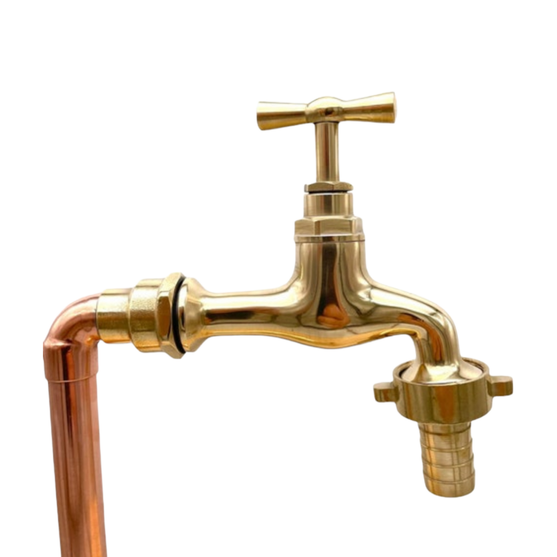 handmade copper and brass BIB style vintage tap sold by All Things French Store