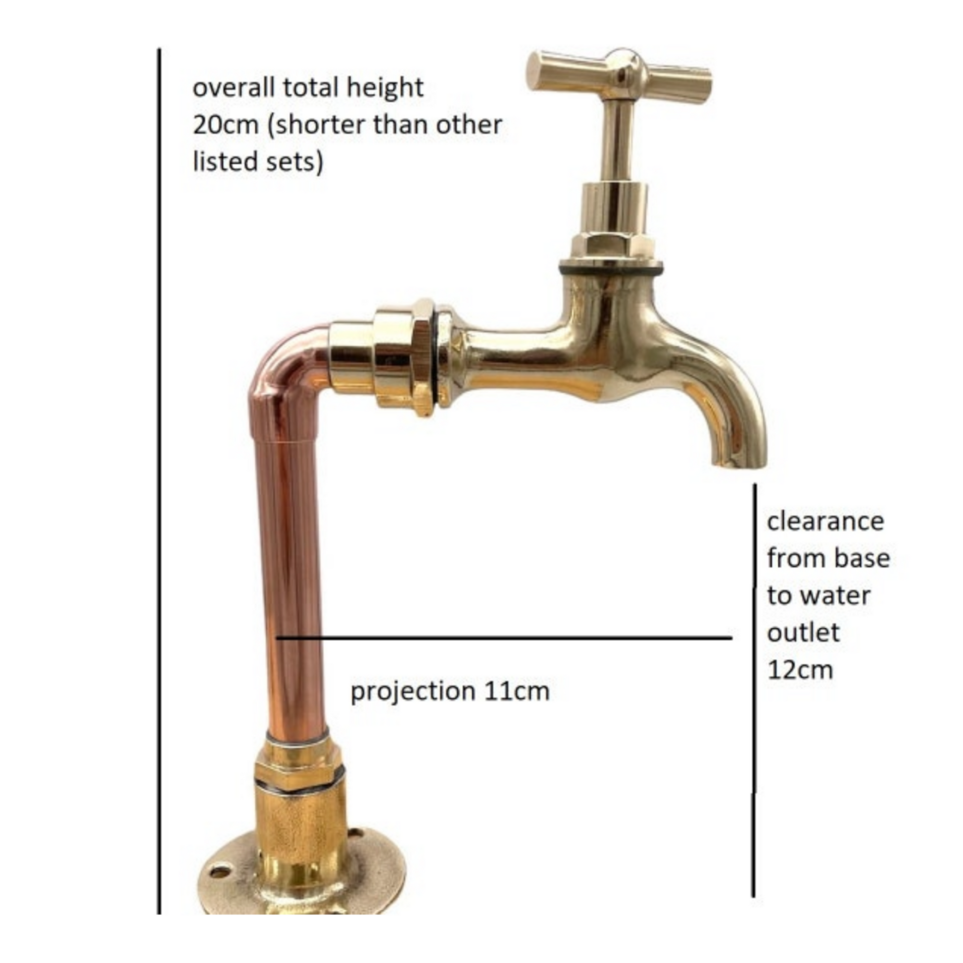 image 3 Copper and brass handmade taps sold by All Things French Store