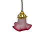 French vintage glass ceiling pendant light lampshade sold by All Things French Store