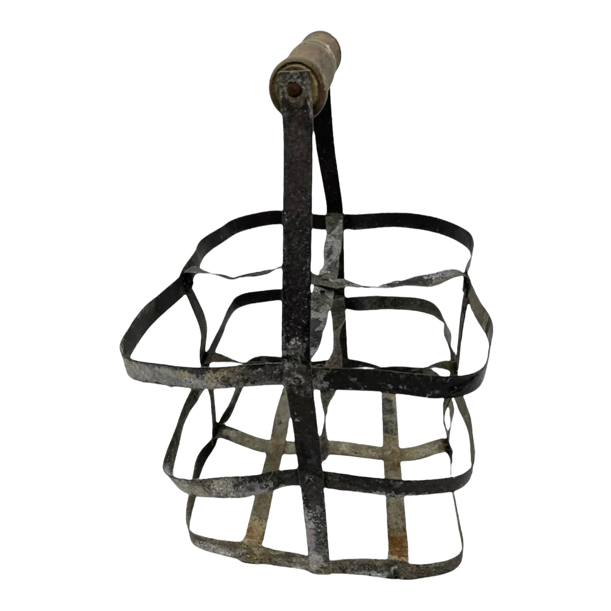 French vintage milk botle wine bottle carrier sold by All Things French Store