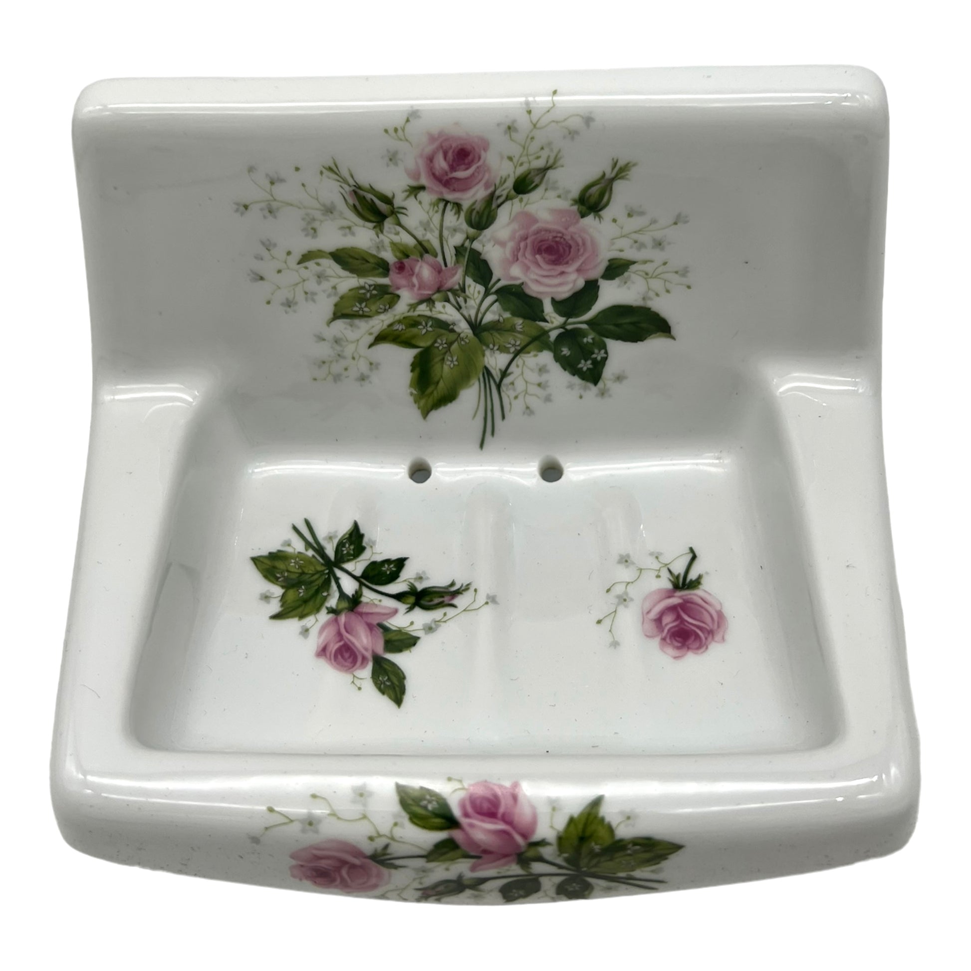 Image of Paris Porcelain bathroom accessory set 